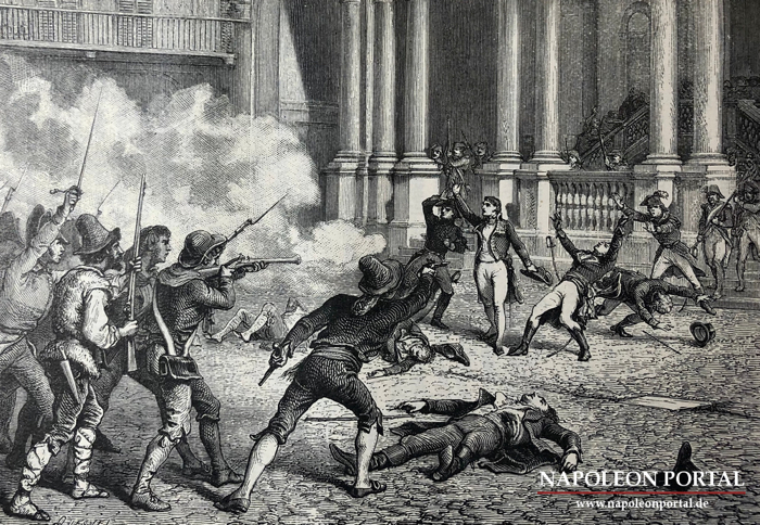 Tod des Generals Duphot.