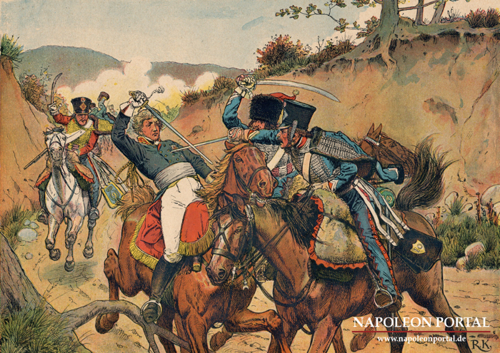 Heldentod des Prinzen Louis Ferdinant von Preußen.