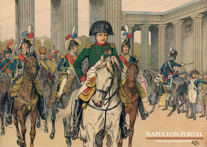 Einzug Napoleons in Berlin.