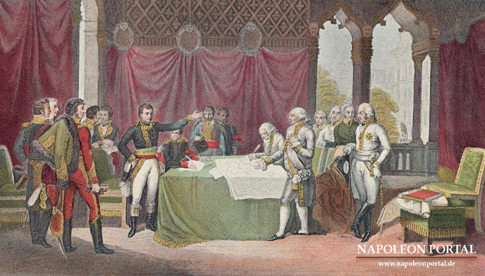 PRÉLIMINAIRES DE LA PAIX SIGNÉS A LÉOBEN (18. April 1797)