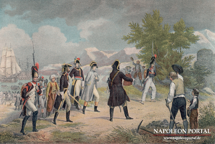 DÈBARQUEMENT DE BONAPARTE A FRÉJUS (9. Oktober 1799)